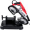 VEVOR Scie à Ruban Portable à Coupe Profonde 12,7 cm, Scie à Ruban sans Fil Électrique 1100W 42-144 m/min Coupe à 45°-90° avec Lampe LED Base en Alliage Amovible pour Couper Métaux PVC Bois Plastiques