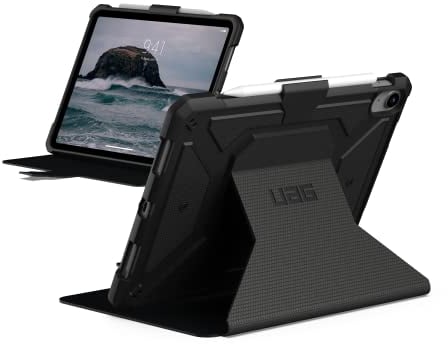 URBAN ARMOR GEAR Metropolis Case für Apple iPad 10.9 / iPad 11 (10. Generation 2022, A16-11. Generation 2025) Hülle (Apple Pencil Halterung, Wake/Sleep, Standfunktion) schwarz