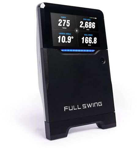Full Swing Herren Kit Golf Tragbarer Launch-Monitor für Den Innen-und Außenbereich – Getestet und Vertrauenswürdig Von Tiger Woods, Schwarz/Grau, Einheitsgröße