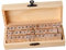 Harilla Holz-Alphabet-Buchstaben-Stempel, Gummisymbol-Stempel, mit Box, Basteln, Vintage-Stil, Siegel, DIY, Mehrzweck-Kartenherstellung, Kursiv