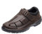 MGGMOKAY Herren Leder Sandalen Geschlossene Zehe Fischersandale,Braun,41