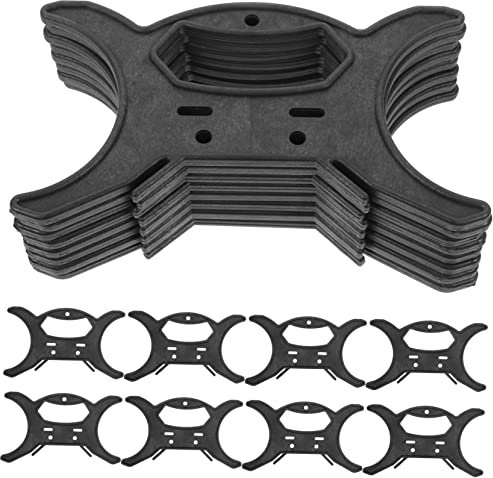 TIDTALEO Lot de 8 enrouleurs de corde de Noël - Organisateur de fils lumineux - Support de gestion des câbles lumineux - Organisateur de câbles USB - Fibre optique - Carte mémoire en plastique