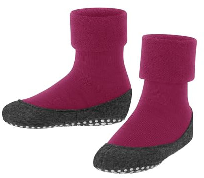 FALKE Cosyshoe K Hp lana con suola in gomma 1 paio, Calze da casa , Viola Fuchsia 8856, 33-34