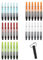 KOTO - Dartschäfte Collection Medium, 30 Shafts & praktischer Shaft Remover, Nylon Shafts