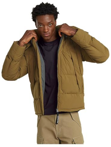 G-Star Herren G- Whistler Padded Hooded Jacke 2.0, Braun (kangaroo D25345-D518-7162), M