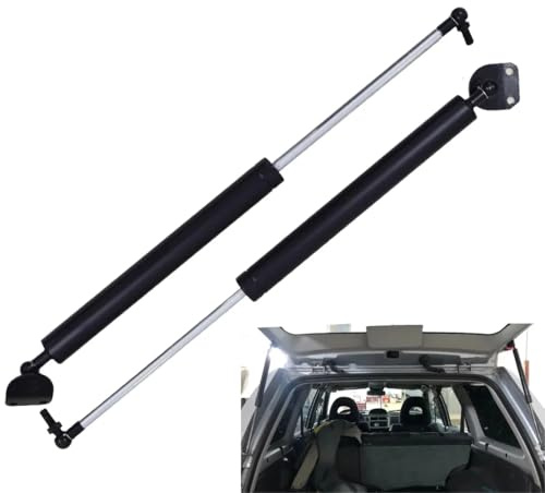 KizmiQ Resortes de Gas para Mitsubishi Montero Sport (K80/K90/PA/PA II) SUV 1996-2006 Varilla Hidráulica Maletero Portón Trasero Sistema Soporte elevación Presión Amortiguadores