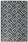 vidaXL Tapis d'extérieur ARAKIL Blanc et Noir 120x180 cm PP