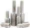 BULINO Bolzenschraube mit Doppelgewinde, Vollgewinde, 1/2/5 Stück, Edelstahl 304, M3, M4, M5, M6, M8, M10, M12, M14, M16, M20 (Color : One Color, Size : 5pcs M6x6-M8x10)