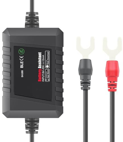 Pderlous BA100 Car Battery Tester Battery Assistant BlueTooth 4.0 Wireless Diagnositic Analyzer Monitor for Android & IOS