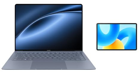 HUAWEI MateBook X Pro Core Ultra, 980 g Ultraligero, Procesador Intel Core Ultra 9, 14,2 Pulgadas, Pantalla OLED Flexible, 32GB + 2TB, Azul Morandi + MatePad 11.5 6+128G