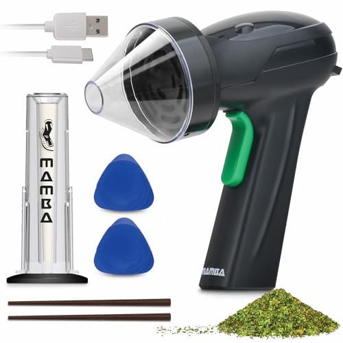 Mamba Electric Herb Grinder – USB Rechargeable Electric Grinder, Monster 3.5g Black Metal, Large Capacity, One-Handed Precision-Dispense Herb Mill