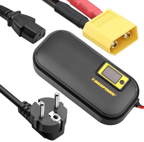 Chargeur Batterie 58.8V Chargeur Trottinette 10A pour Vélo Électrique Chargeur Intelligent réglable pour 14 Series 14S 48V-52V 50V 51.8V Lithium Batterie. (Connecteur XT 60)