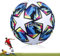 Auirshiky 2024 Championsleague Ball, Größe 5 Fußball für Kinder und Erwachsene Fußballfans Artikel Fußballliebhaber Geburtstagsgeschenk Regelmäßiges Spiel und Training
