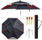 Sombrilla de Playa Parasol de Pesca de aire libre Sombrilla Antiviento para Cámping Parasol plegable Paraguas de Patio Rotación De 360°, para Jardín Piscina(200cm)