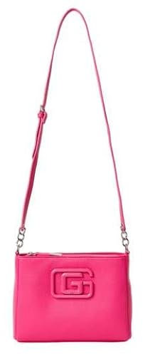 Gaelle Borsa a tracolla, comoda, pratica e versatile con logo fucsia. Dispone di un ampio scomparto principale con chiusura zip, taschini interni di cui uno con zip. Presenta una tracolla regolabile.