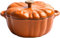 Cazuela De Calabaza Olla De Hierro Fundido con Tapa Y Asa con Olla De Calabaza De 1,5 litros para Estofado Olla Olla Esmaltada Antiadherente Olla Creativa En Forma De Calabaza,1.85L