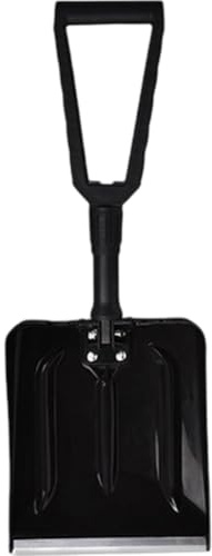 Lpitoy Pala De Nieve Plegable para Coche, Pala De Nieve Pequeña con Plegable, Pala Multifuncional Portátil para Coches, Motos De Nieve, Camping Y Barro