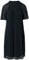 comma Plissee Kleid Uni