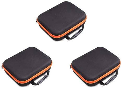SAROAD 3X Bolsa Herramientas una Prueba Agua Caja Herramientas una Prueba Golpes Estuche Transporte Taladro Eléctrico Bolsa Tela Oxford para Hardware Electricista 27X22X7Cm