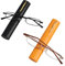CAIHINIER 2PCS Herren Damen Lesebrille Kleine tragbare Lesebrille Herren Anti-Blaulicht Mini Kompakt Stift Lesegerät leicht 2.0 mit Etui (Schwarz Gelb)