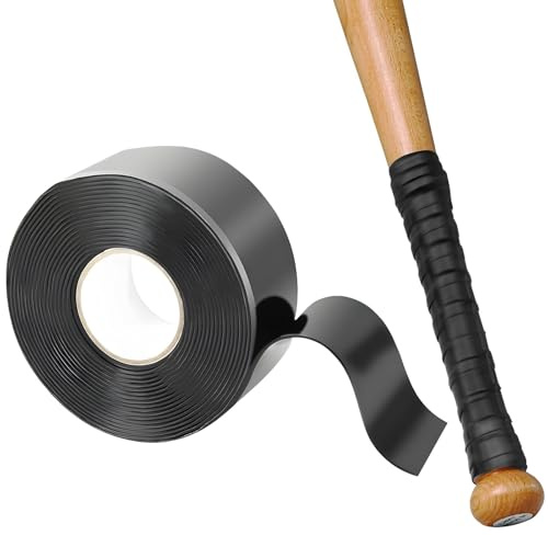BDFDSJ Baseballschläger-Griffband, Multi-Sport-Griffband für Golf, Tennis, Softball und Hockey, verbessertes selbstverschweißendes Silikon für zuverlässige Traktion und Stoßdämpfung