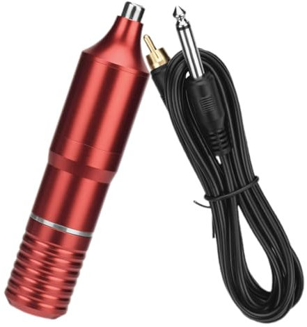 WRITWAA Aluminiumlegierung Rotierender Tätowierstift Professioneller Tätowierstift Haustattoomaschine Schnell Laufend Präzise Und Sprühflächen Leistungsstark Tiefgehend Leuchtende