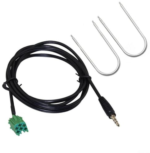 Oceanlend AUX-Eingangsadapter für Renault Clio 2005 2011 und 150 cm Kabellänge