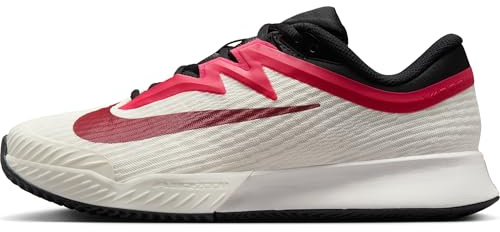 Nike Vapor Pro 3 Clay Court Tennis Shoe (Women) HQ6030, Pale Ivory Rush Pink Sail Team Red, 5.5 UK