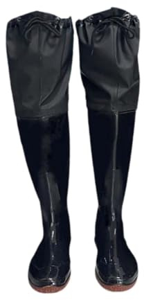Sharplace Cosciali Da Pesca Stivali Alti Da Pesca E Pantaloni Protettivi Anche Da Caccia Confortevoli con Suola Antiscivolo per Trazione Adatti per Campi, Scarpe Taglia 42 Eur