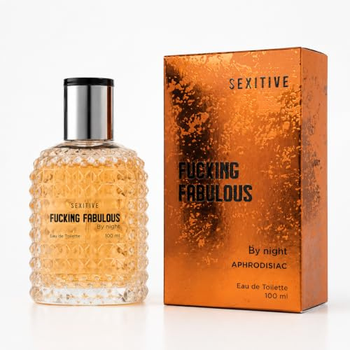 SEXITIVE | Perfume Para Hombre con Feromonas | FUCKING FABULOUS 100 ml | Fragancia intensa. Oud, Ámbar y Almizcle. Deseo Absoluto. Aroma profundo. Fragancia masculina con carácter y presencia.