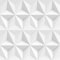 Superfresco Easy - Vliestapete - 3D Origami - Weiß - 10m x 52cm | Tapeten Wohnzimmer, Wandverkleidung | Einfach anzubringen und zu EntfernenWeiß 1005 x 52