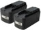 vhbw 2X Batterie Remplacement pour Festo/Festool 398338, BPS12C, C12, 564247, 497019, 493348, 498338, 498336 pour Outil électrique (2000 mAh, NiMH, 12 V)