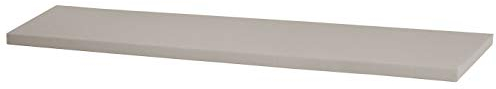 Kallax Sitzauflage in Hellgrau | Sitzpolster für 4er Kallax | 146 x 39 x 4 cm | 100 % Baumwolle | Strapazierfähig und langlebig | Fester Halt durch Anti-Rutsch-Pads | Ideal für Kallax Sitzbank