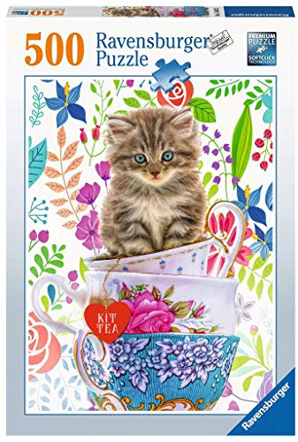 Ravensburger Teacup Kitty 500pc Jigsaw Puzzle
