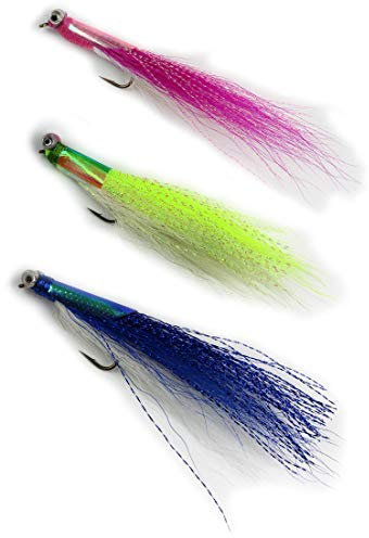 Storfisk fishing & more 3-TLG. Streamer Set zum Fliegenfischen für große Forellen und Raubfische, 10 cm lang, Farbe :Set 2