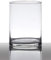 INNA-Glas Portavelas Decorativo Sansa, cilíndrico/Redondo, Transparente, 15cm, Ø12cm - Porta Velas - Farolillo de Cristal
