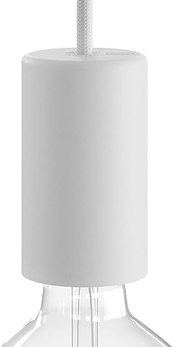 EIVA Elegant, kit Douille d'extèrieur E27 IP65 en Silicone - la première Douille au Monde IP65 Qui Peut-Etre câblée - Blanc