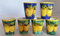 BICCHIERINI LIMONCELLO IN CERAMICA SET 6 PEZZI) DI VIETRI DIPINTI A MANO DECORO LIMONI DIAMETRO CM. 4,5, ALTEZZA CM. 6 ARREDO COSTIERA AMALFITANA MADE IN ITALY
