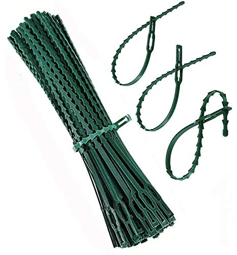 D.A.Y. Republic 50 Pieces 5 Adjustable Flexible Garden Twist Cable Ties for Supporting Plants, Fixing Vine, Trellis, Rose Arch, Climbing Support, Stems and Flowers 13cm