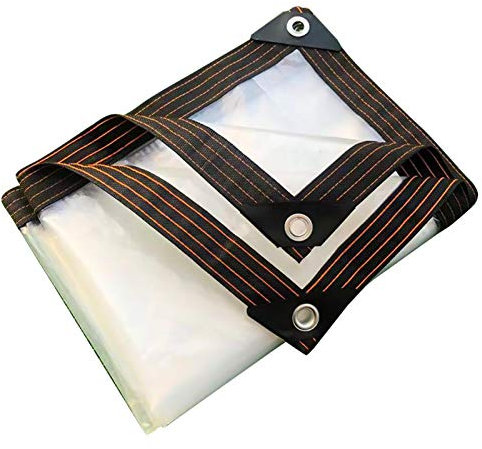 Bâche de Protection PE, Couverture Étanche Bâche armée Transparente Étanche et Indéchirable avec Oeillets, pour Mobilier de Jardin, Bois, Piscine et Voiture, Purpose (Size : 1.8×2.5m)