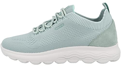 Geox Damen D Spherica Sneakers, Lt Green, 38 EU