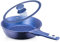 Ailwyn 8 Nonstick Small Frying Pan with Lid - 8 Inch Nonstick Skillets with USA Blue Gradient Granite Derived Coating