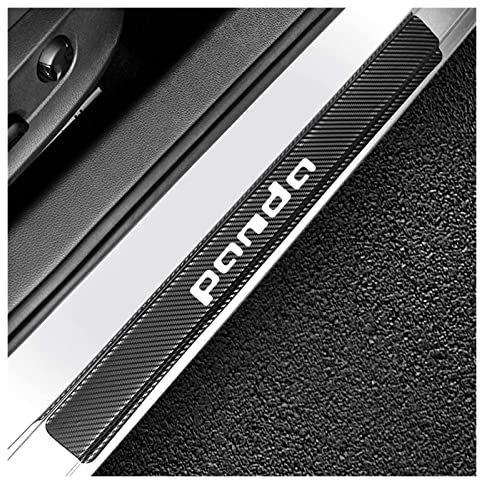4 Stück Auto Carbon Fiber Türschwelle Anti-Verschleiß-Schutz Aufkleber Für Fi-at Panda