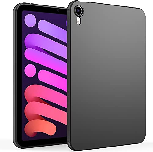 WOGROO iPad Mini 6 Case, Mini 7 2024 Case - Thin & Soft Protective Cover for iPad Mini 6 (8.3 inch), Black