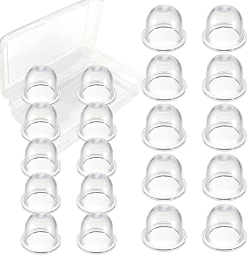 ZAMDOE Primer Bulb 19mm & 22mm Universal Carburetor Oil Cup Petrol Fuel Primer Bulb for Chainsaws, Trimmers, Blowers, Brush Cutter, Lawn Mower(Transparent, 20 Pcs)