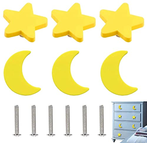 Dilightnews 6 Stück Türgriffe Kinderzimmer, Möbelknäufe Türgriff, Kinder Schrank Griff, Schubladenknopf Aus Gummi, Für Schubladen, Kommode, Schränke, Kinderzimmer