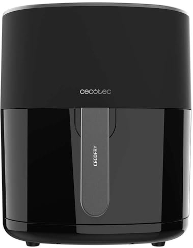 Cecotec Freidora de Aire sin Aceite de 6,5L Cecofry Fantastik 6500. 1700W, Tecnología PerfectCook, 12 Modos, Táctil, Regulable 80-200ºC, Cocina hasta 60min, Protección Sobrecalentamiento, 6L, Negro