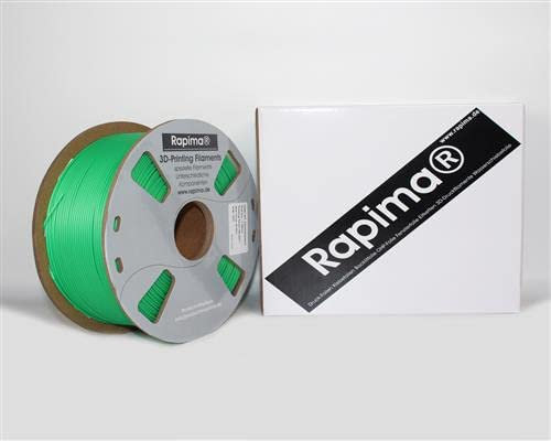 Filament 1.75 PLA GRÜN, 1KG 3D Drucker Filament PLA Präzision 1,75 mm +/- 0,02 mm, Blasenfreies und Abbaubares Material für 3D Drucker von Anycubic Kobra, Mega, Ender und anderer Serien
