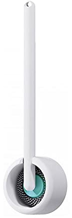 cepillo de baño Juego de escobilla y soporte for inodoro, limpiador de inodoro Escobilla de inodoro giratoria con soporte de drenaje Escobilla de inodoro giratoria Herramienta de limpieza de cepillo d