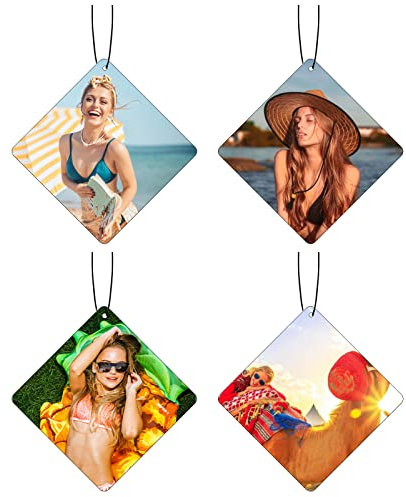 Deodorante per Auto Personalizzare Fotografico con Testo Deodorante per Ambienti Deodorante per Auto Limone per Auto Nuove Regalo